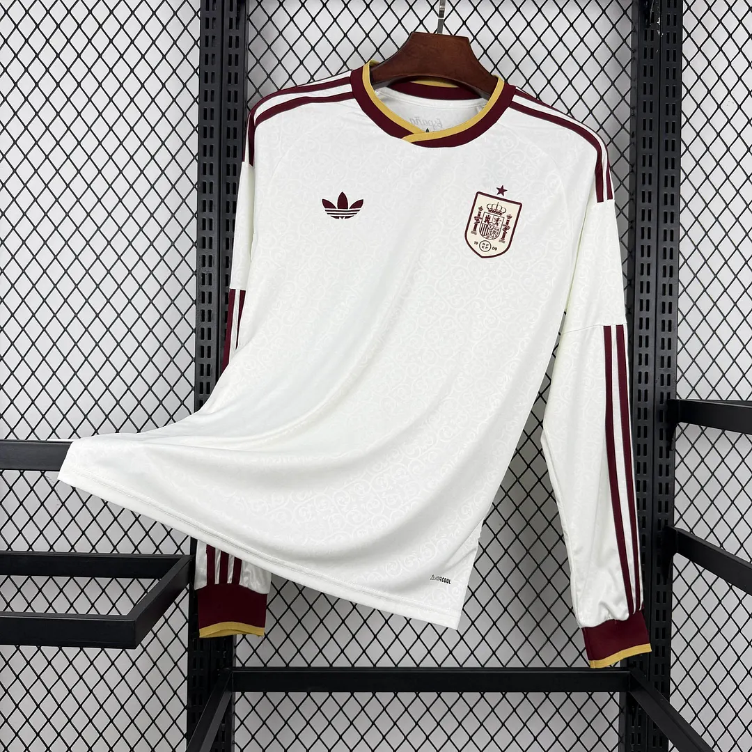 2026 Long Sleeve Spain National Team Away Football Jersey 1:1 Thai Quality
