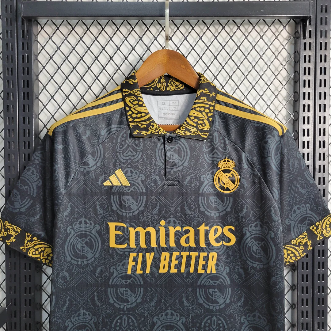 2023/2024 Real Madrid Concept Edition Black Shirt — view 4