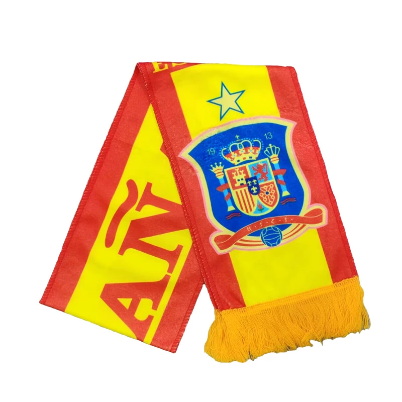 Spain Royal Crest Fan Soccer Scarf — main view