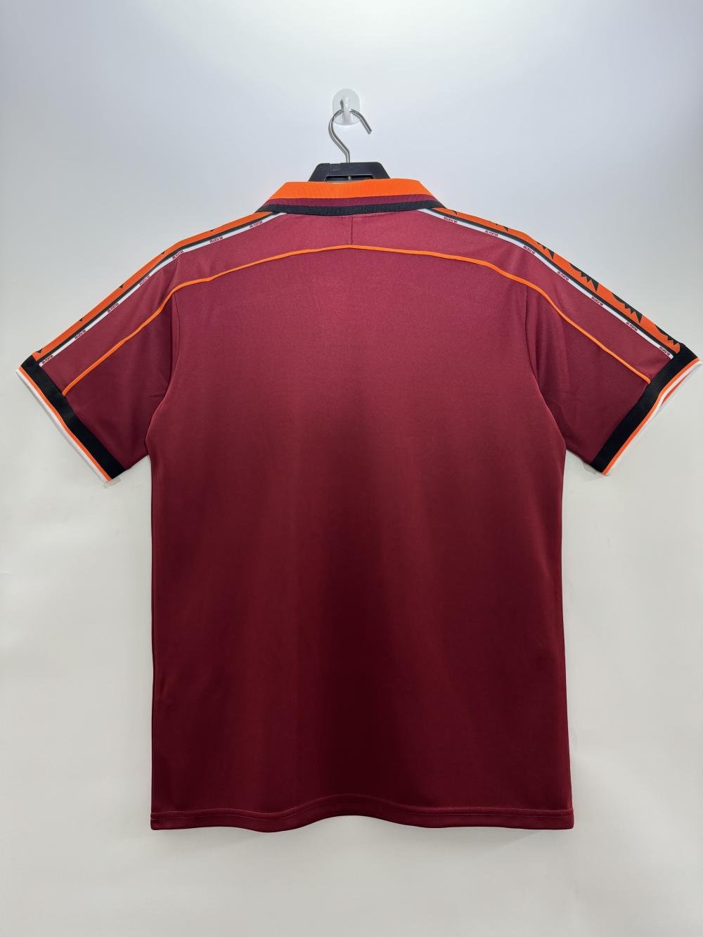 1998-1999 Retro Roma Home Soccer Jersey AAA fan-grade — view 2