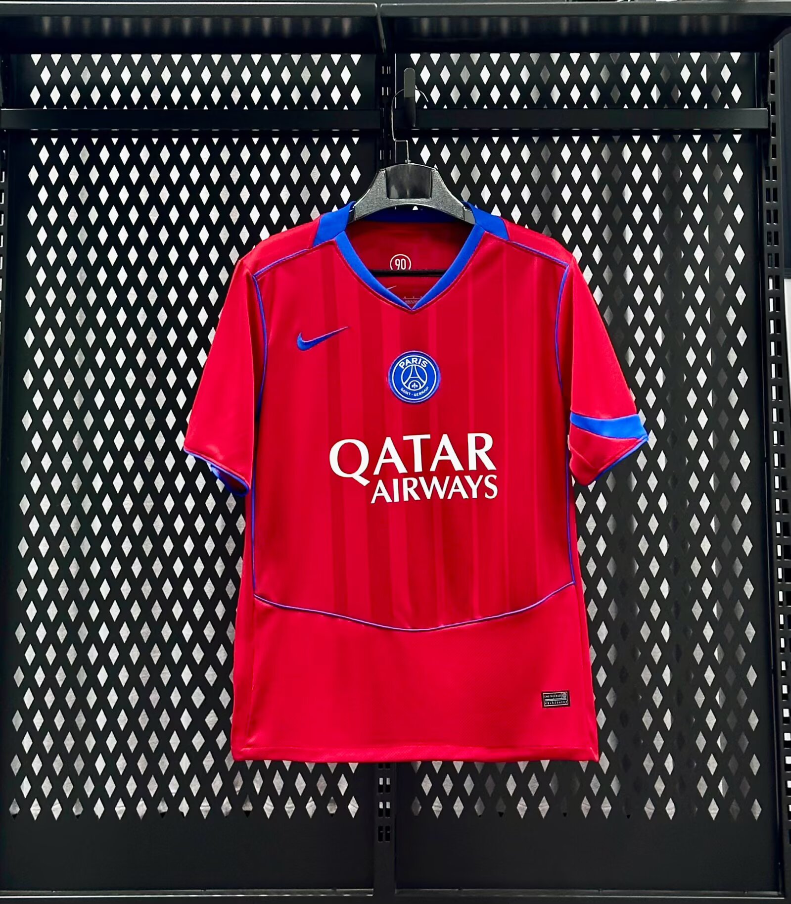 2025/2026 Psg Paris Saint-Germain Third away Red Football Jersey AAA fan-grade