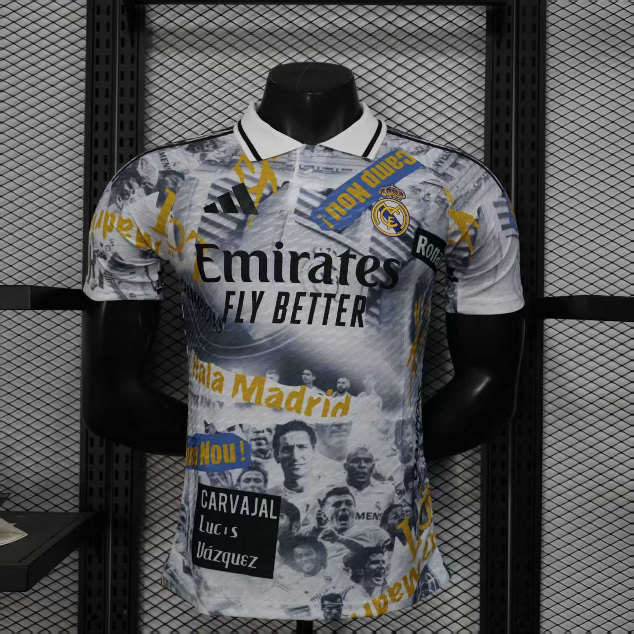 2025/2026 Player Version Real Madrid Champions League Highlights Football Jersey AAA fan-grade
